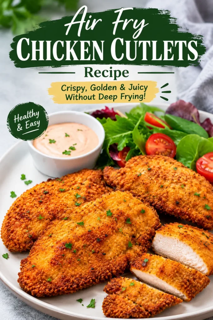 Air Fry Chicken Cutlets Recipe: A Crispy Delight with Healthy Twists 4 Air Fry Chicken Cutlets Recipe