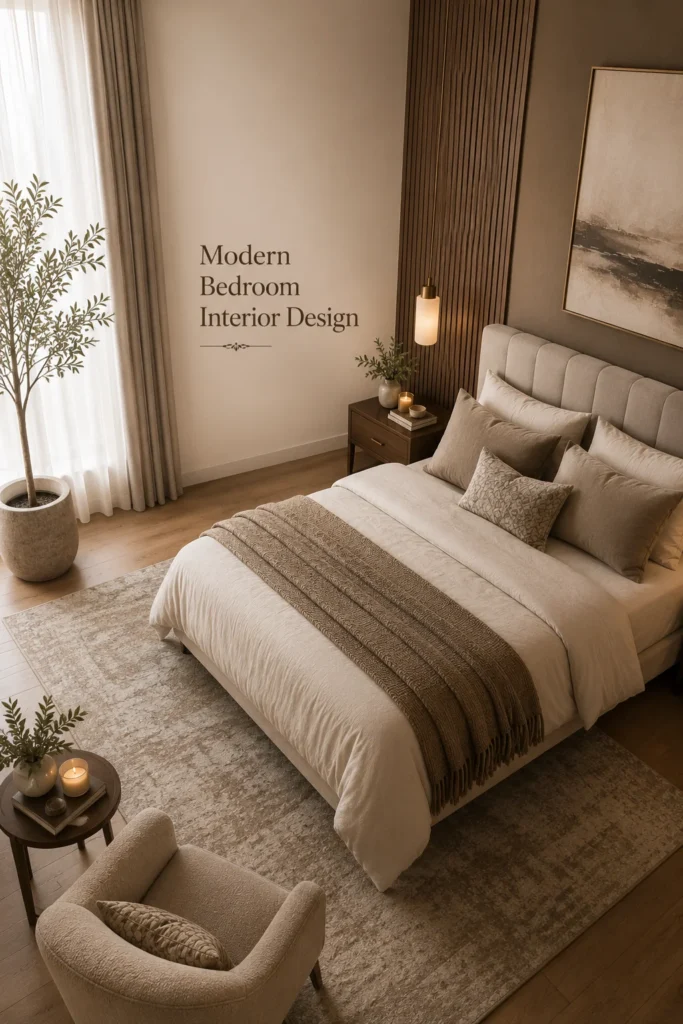 Bedroom Interior Design:15 Stunning Ideas for a Relaxing Space 3 bedroom interior design