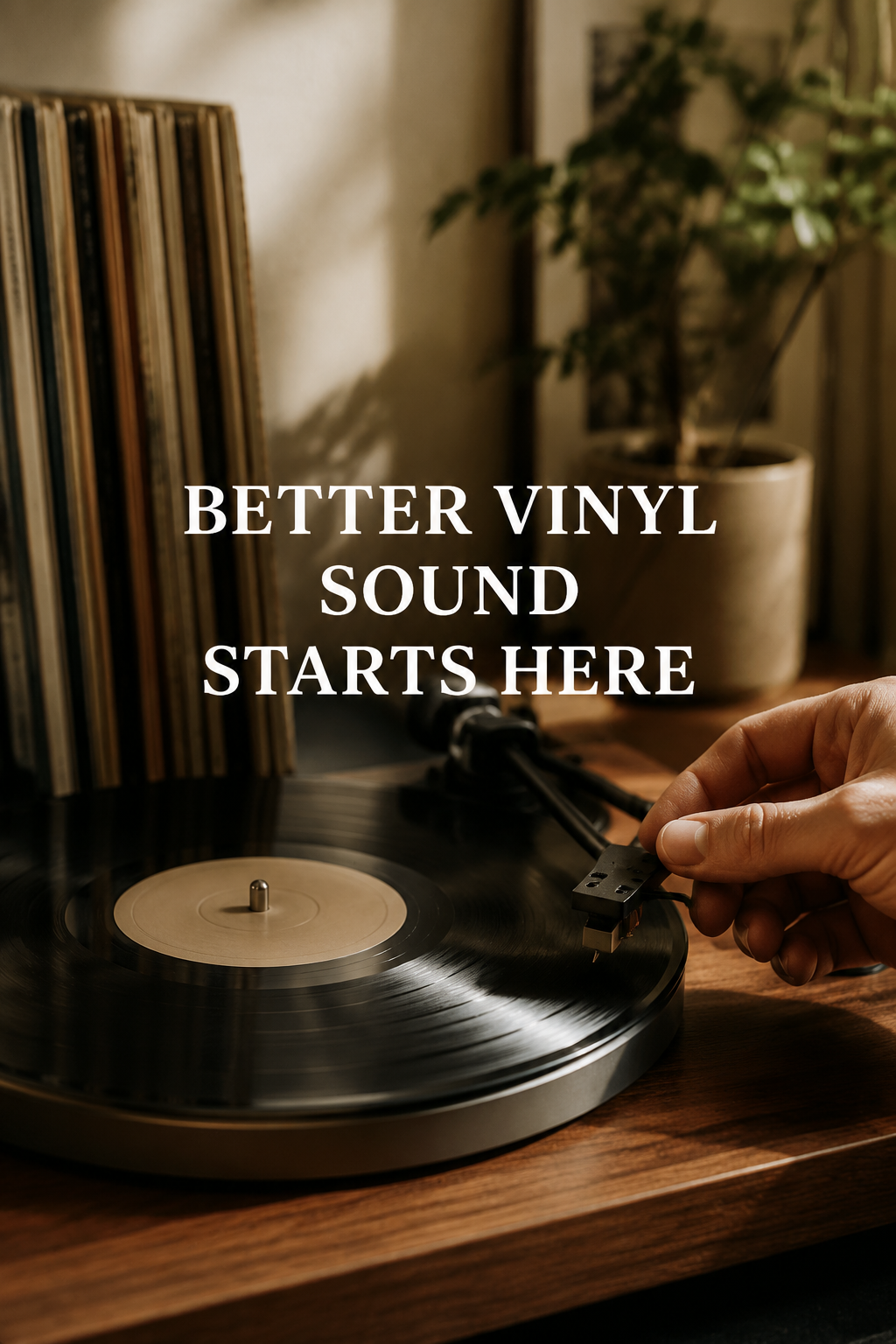 Record player setup