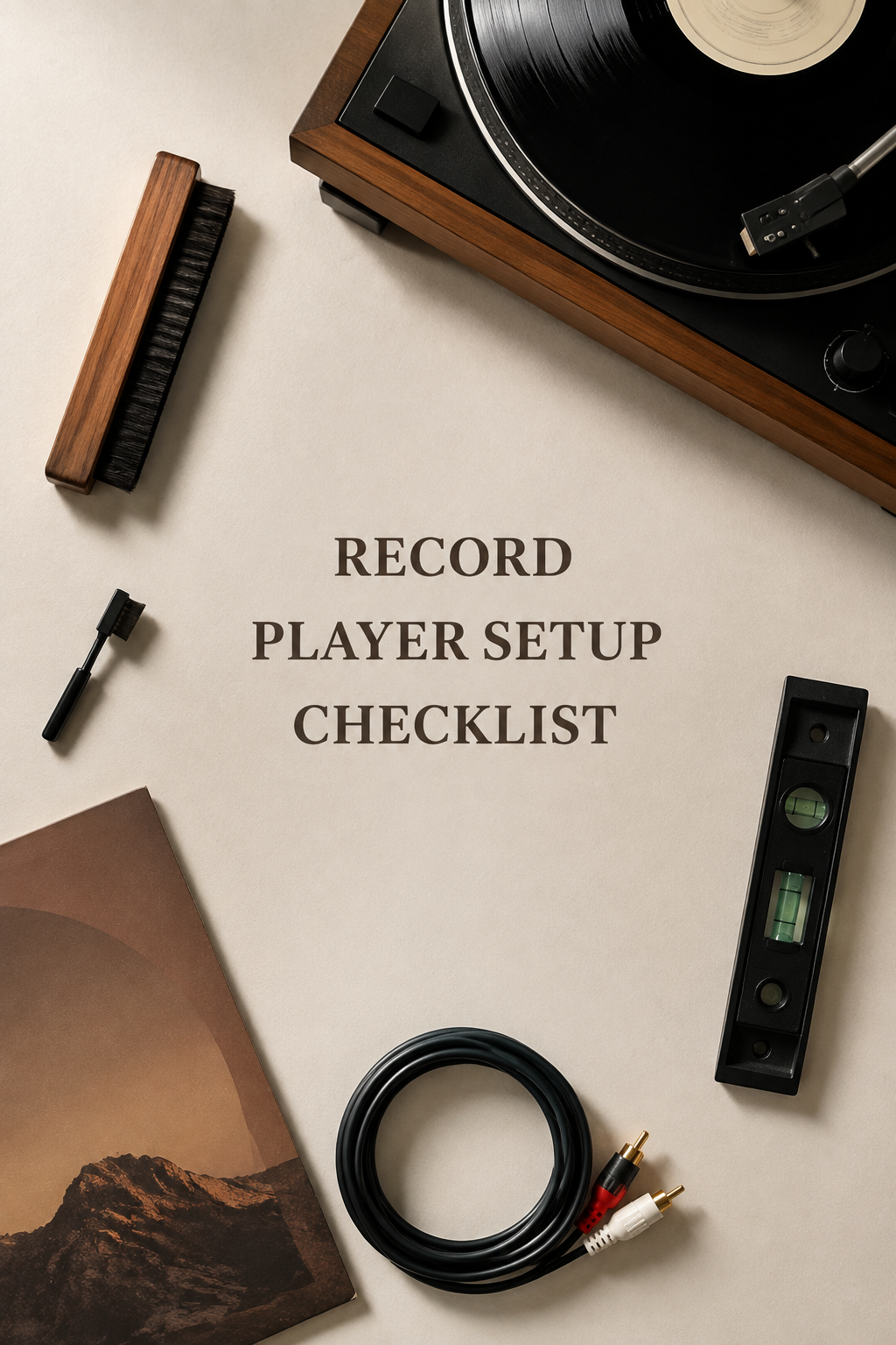 Record player setup