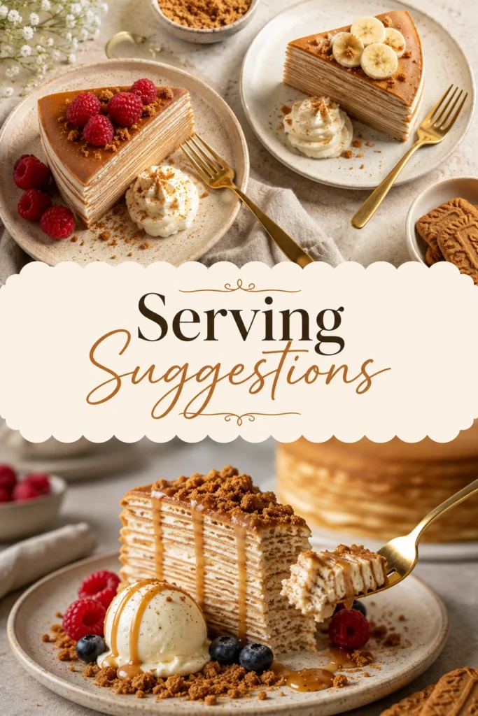 Vanilla & Speculoos Crêpe CakeVanilla & Speculoos Crêpe Cake 6 Vanilla & Speculoos Crêpe Cake