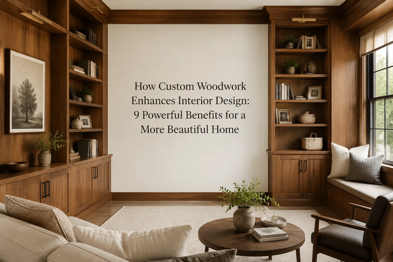 How Custom Woodwork Enhances Interior Design