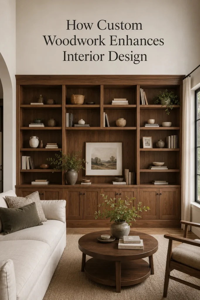 How Custom Woodwork Enhances Interior Design: 9 Powerful Benefits for a More Beautiful Home 2 How Custom Woodwork Enhances Interior Design