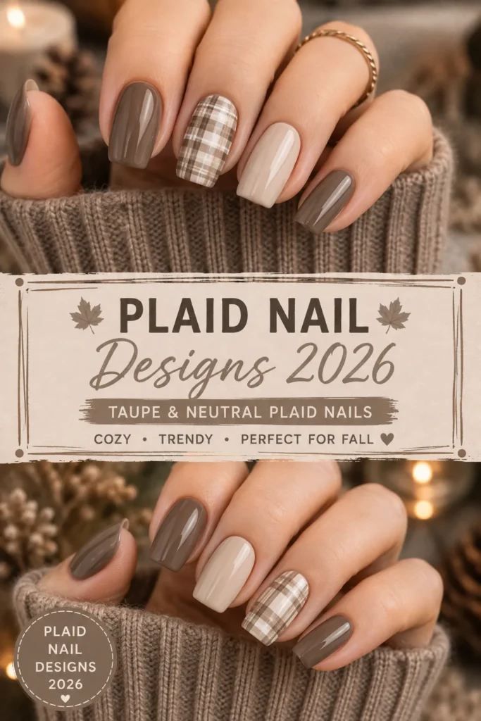 Plaid Nail Designs 2026