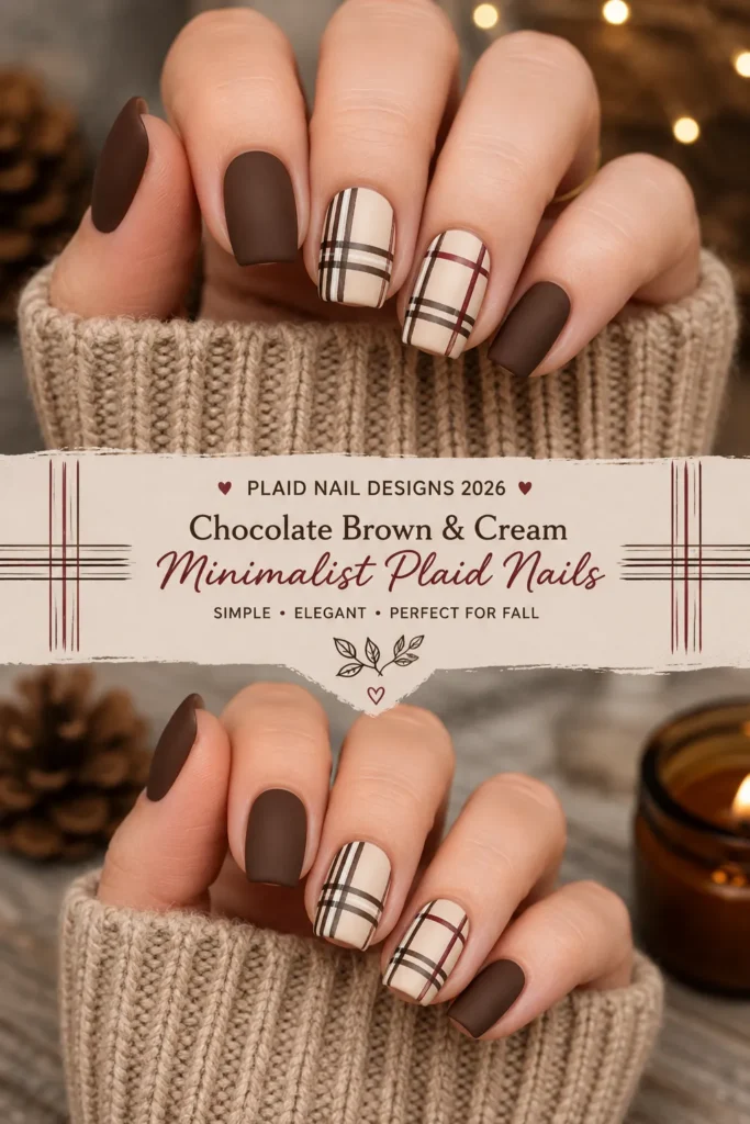 Plaid Nail Designs 2026