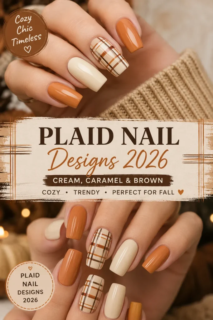 Plaid Nail Designs 2026
