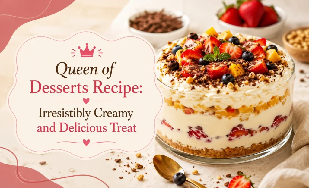 Queen of Desserts Recipe: Irresistibly Creamy and Delicious Treat 1 Queen of Desserts Recipe