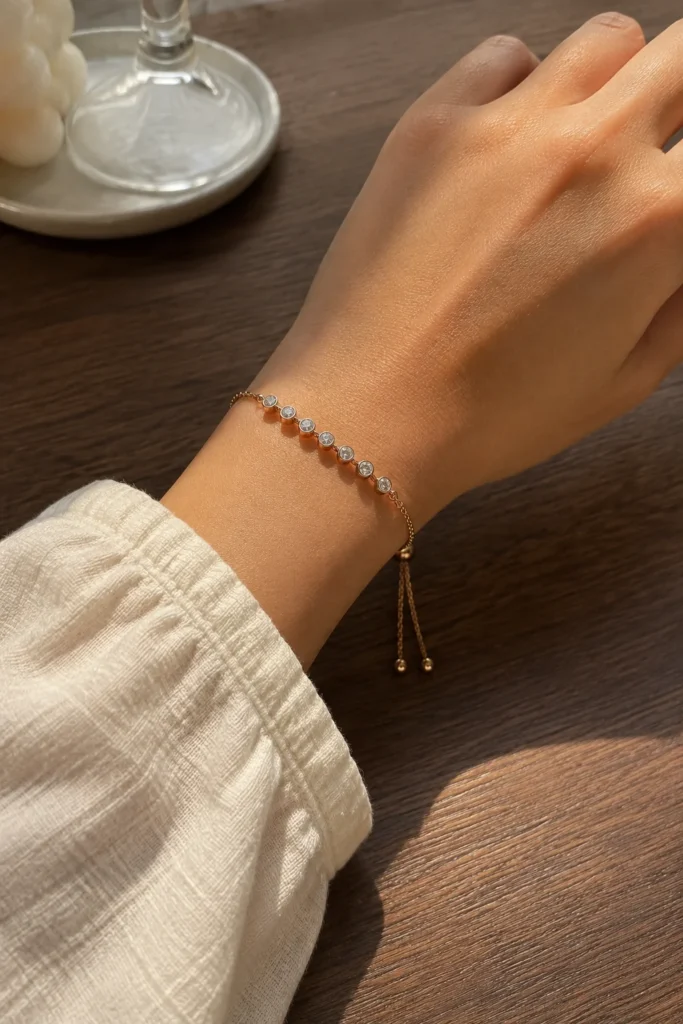 Women's Pavé Bubble Slider Bracelet