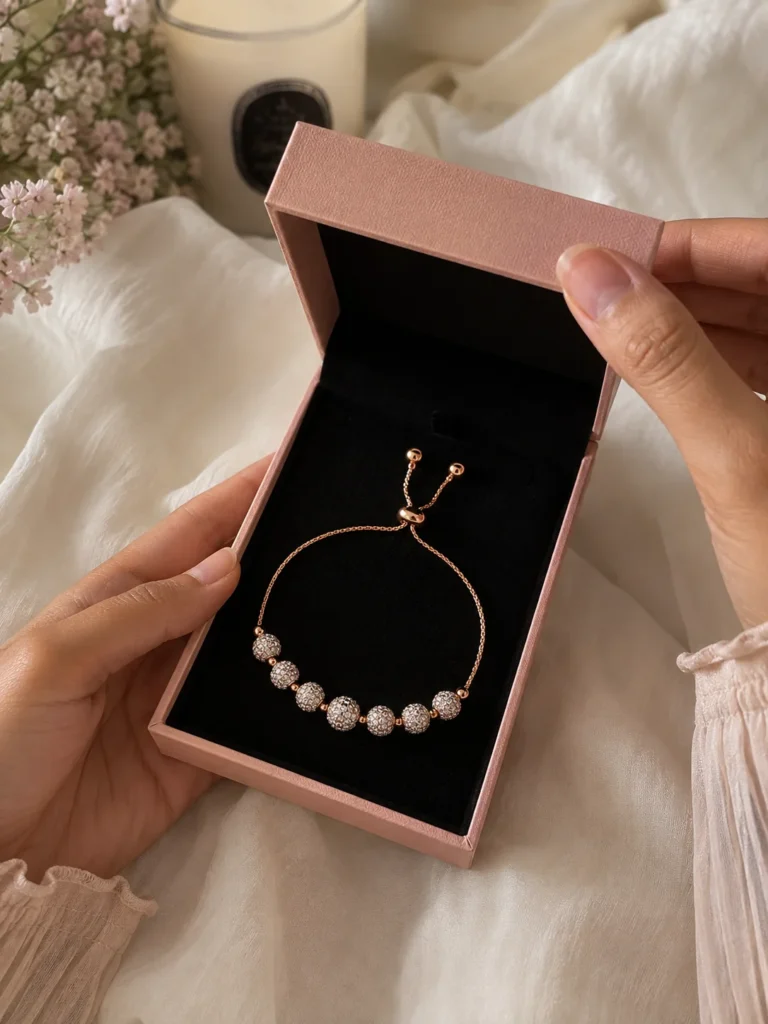 Women's Pavé Bubble Slider Bracelet