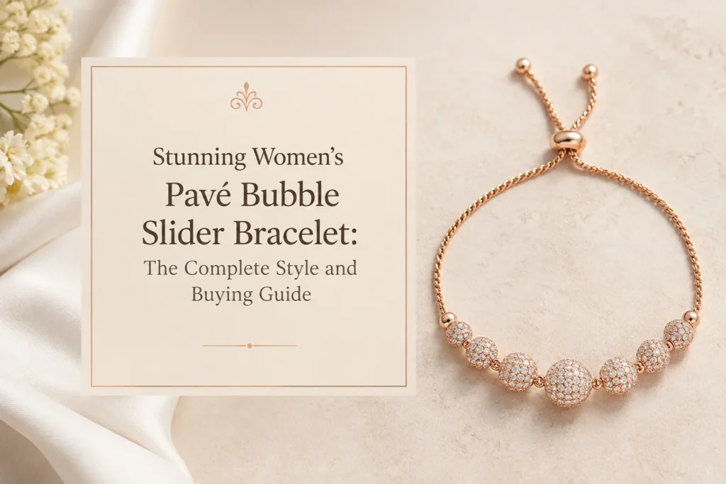 Women's Pavé Bubble Slider Bracelet