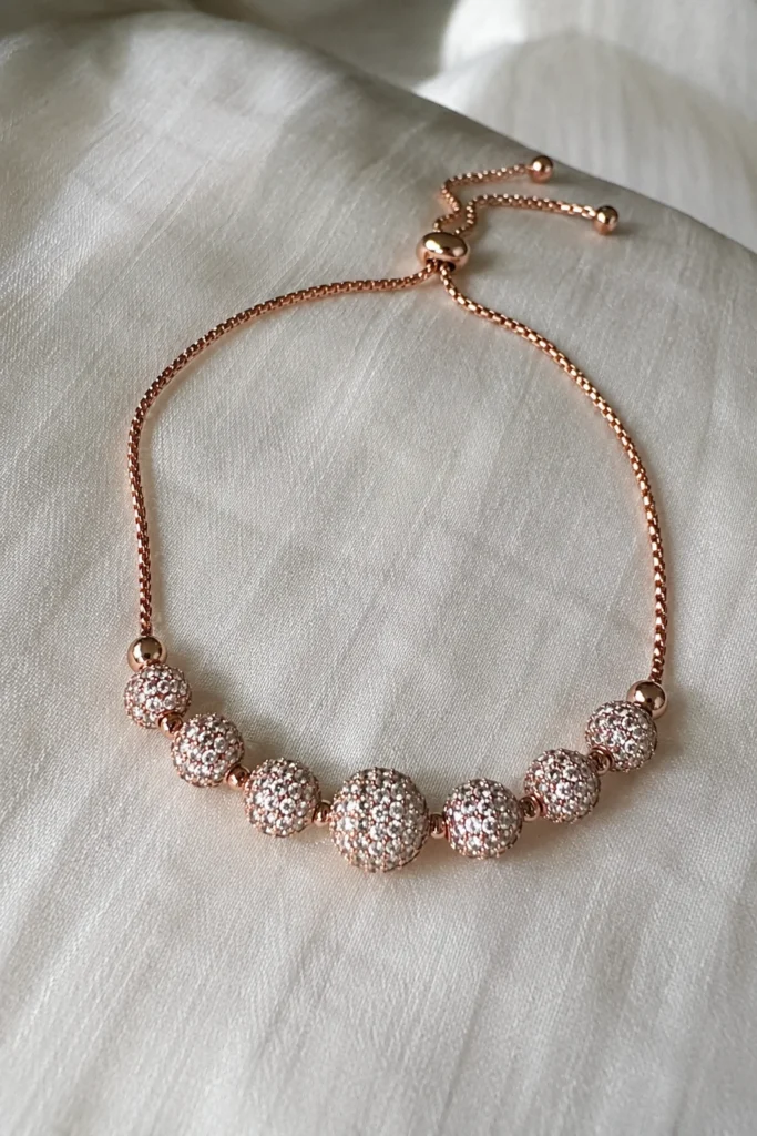 Women's Pavé Bubble Slider Bracelet