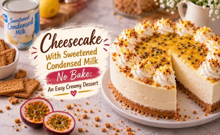 Cheesecake With Sweetened Condensed Milk No Bake: An Easy Creamy Dessert 2 Cheesecake With Sweetened Condensed Milk No Bake