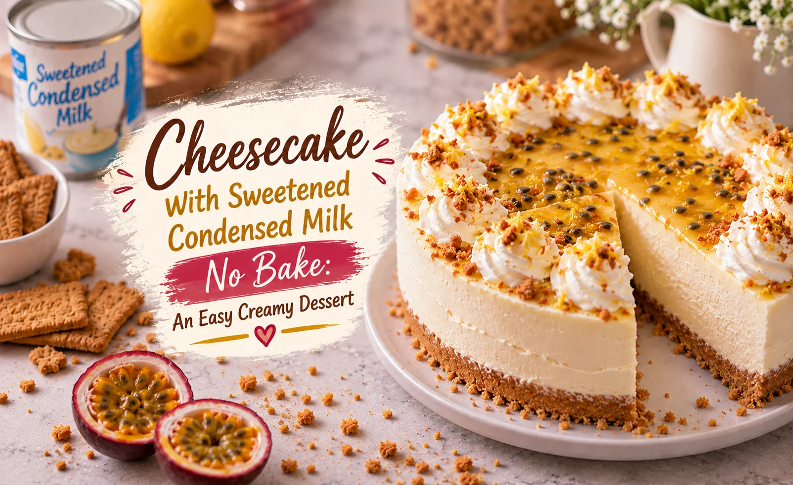 Cheesecake With Sweetened Condensed Milk No Bake