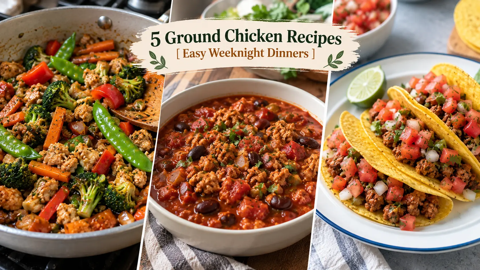 Ground Chicken Recipes