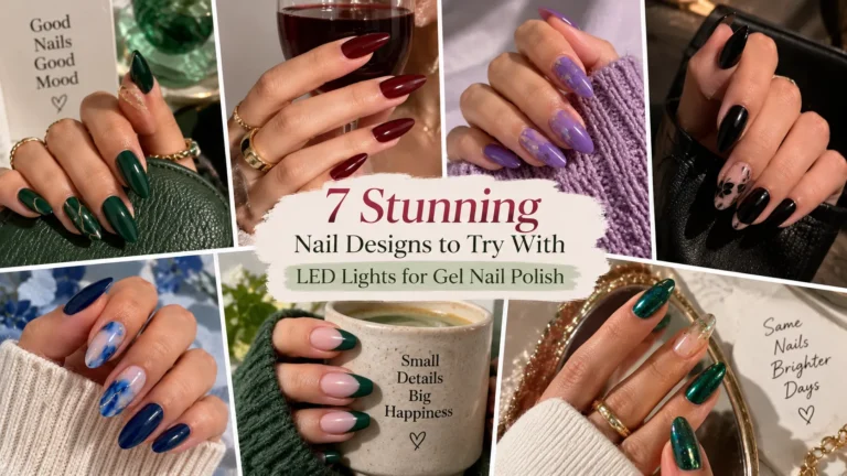 7 Stunning Nail Designs to Try With LED Lights for Gel Nail Polish 3 LED Lights for Gel Nail Polish