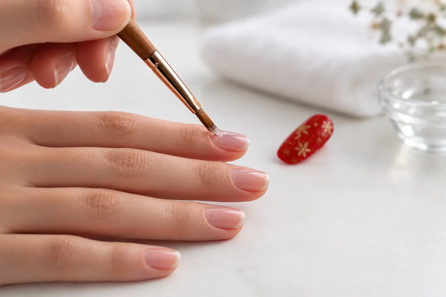 Christmas press on nail