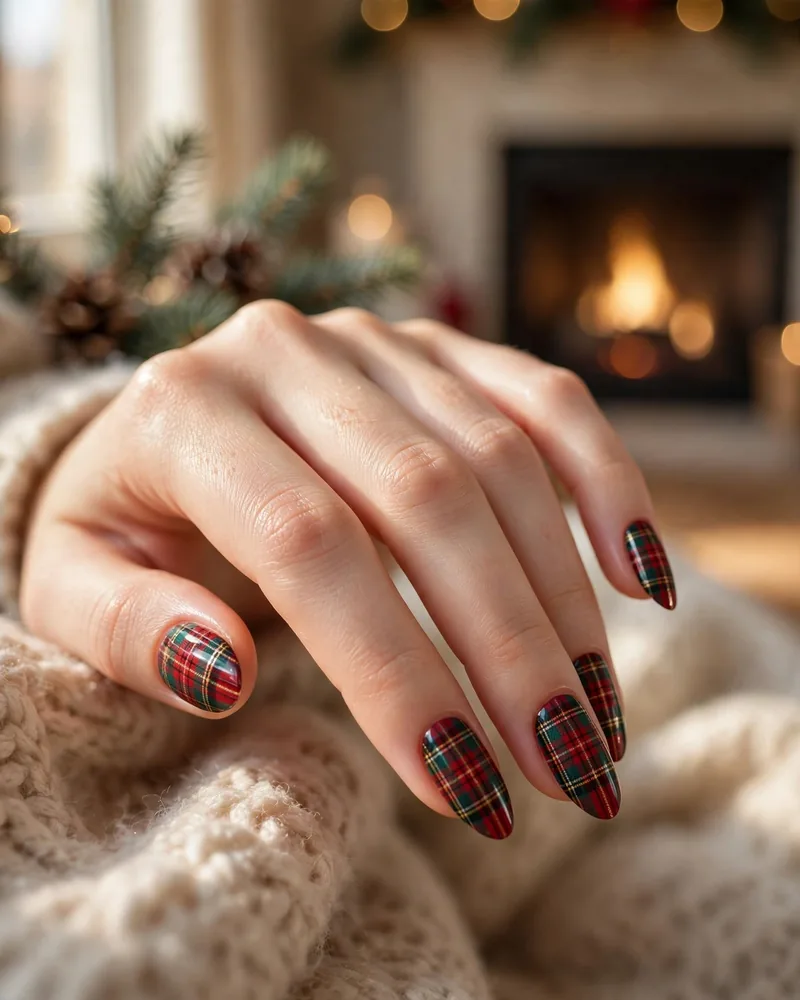 Christmas press on nail