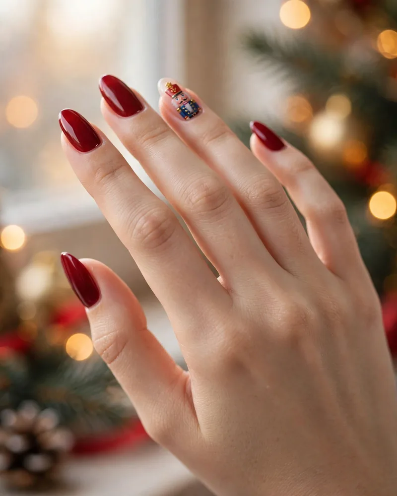 Christmas press on nail