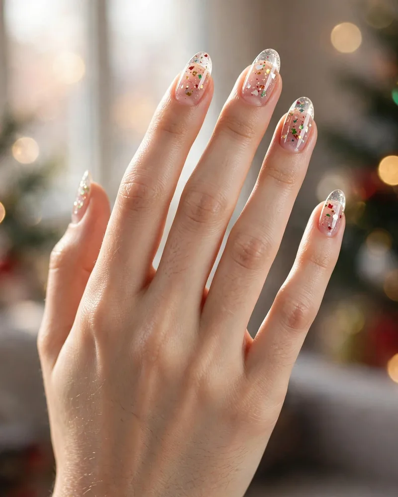 Christmas press on nail