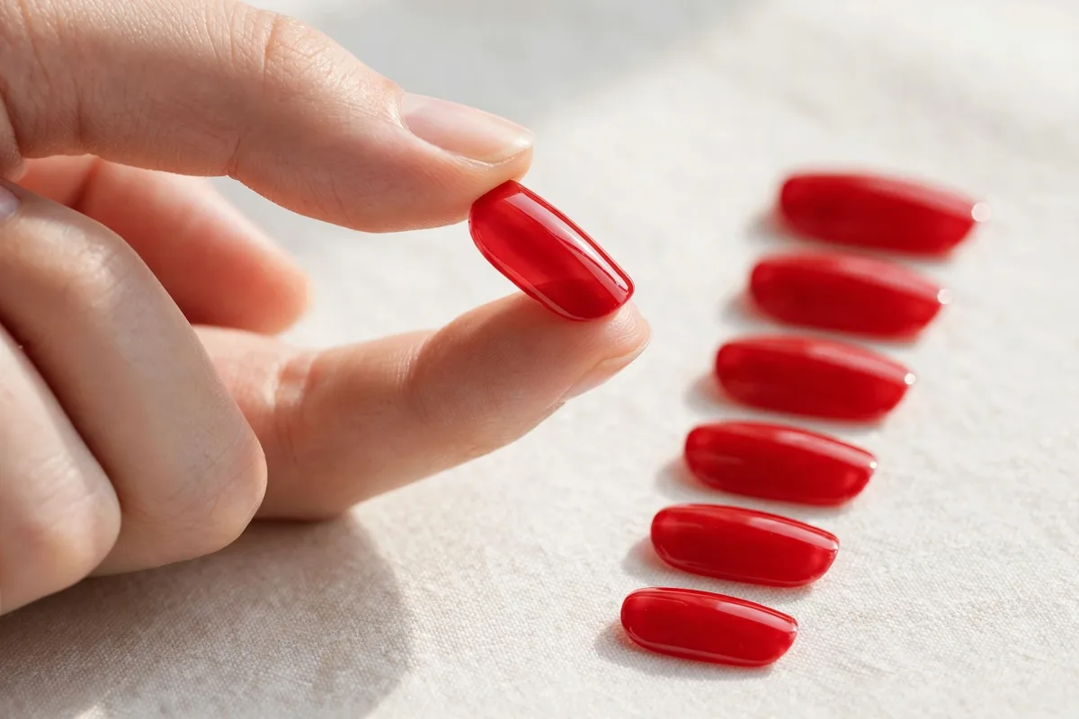 Christmas press on nail
