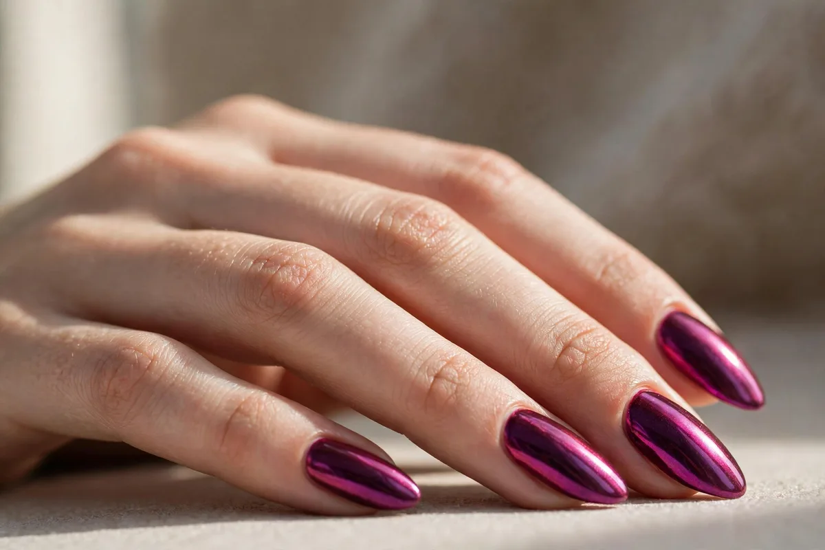 Chrome Gel Nails: The Complete Guide to a Perfect Mirror Finish 15 Chrome Gel Nails