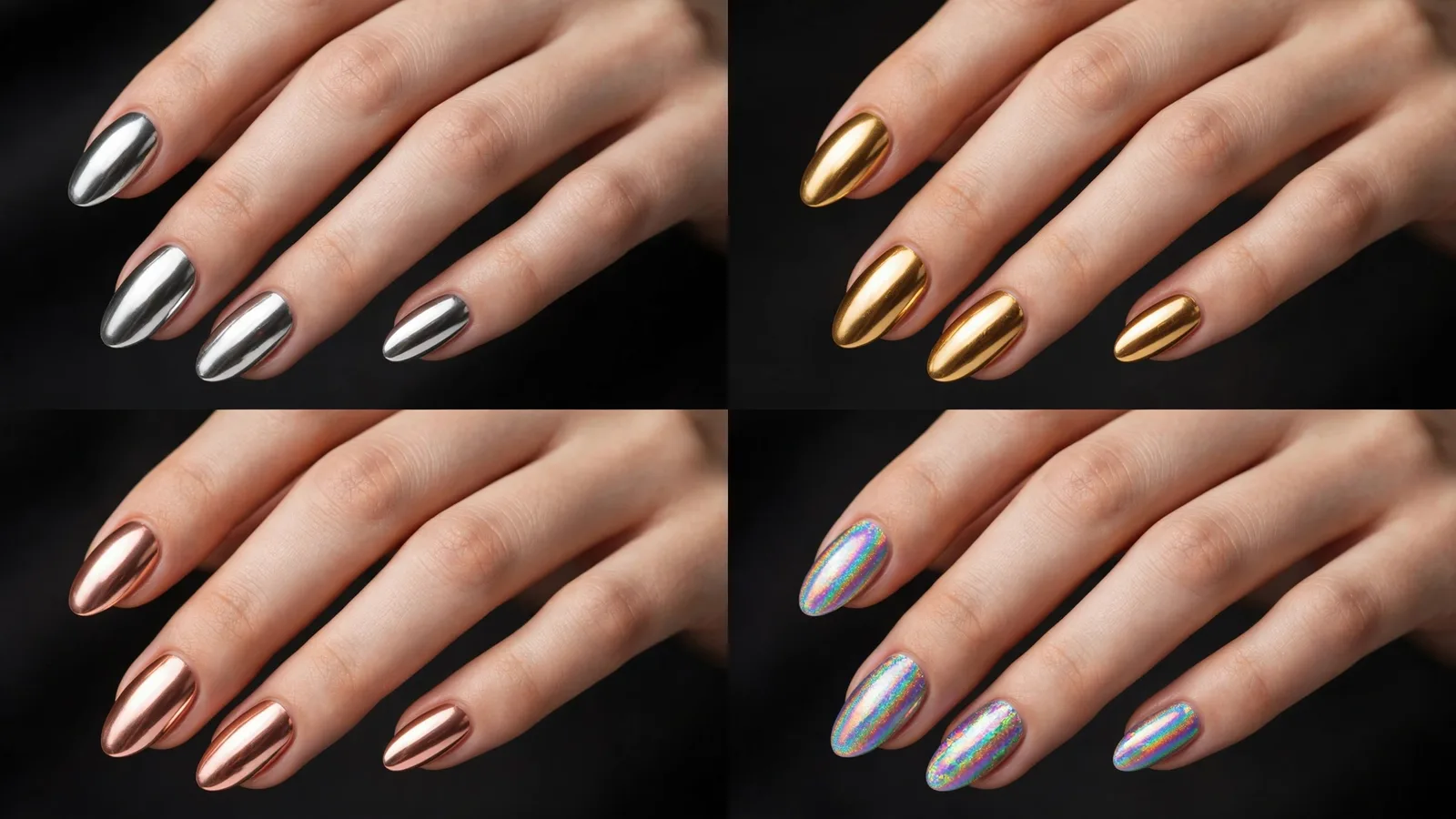 Chrome Gel Nails