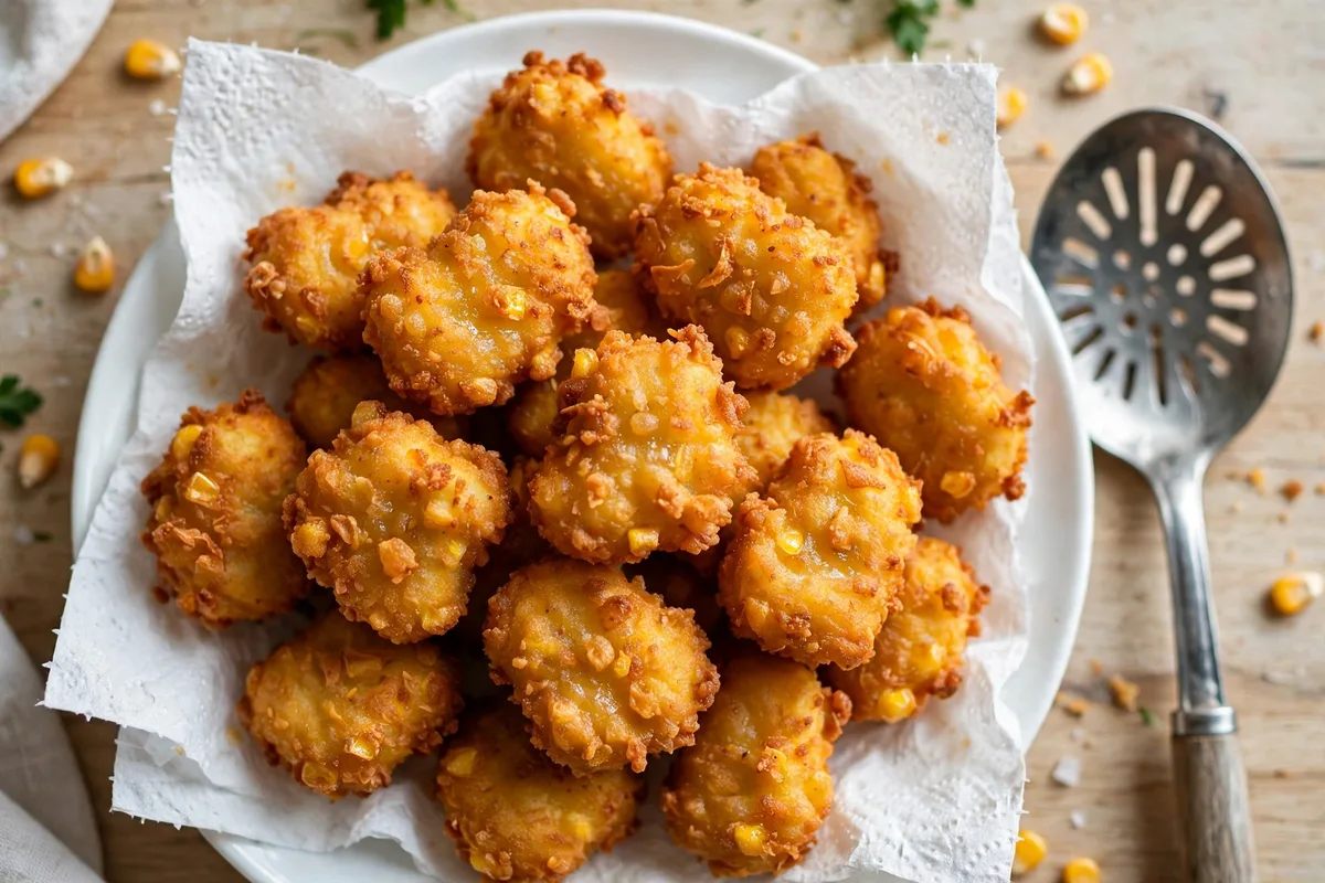 Crispy Corn Nuggets Recipe: Easy Fair-Food Snack 10 Corn Nuggets