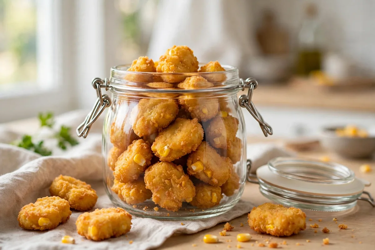 Crispy Corn Nuggets Recipe: Easy Fair-Food Snack 13 Corn Nuggets