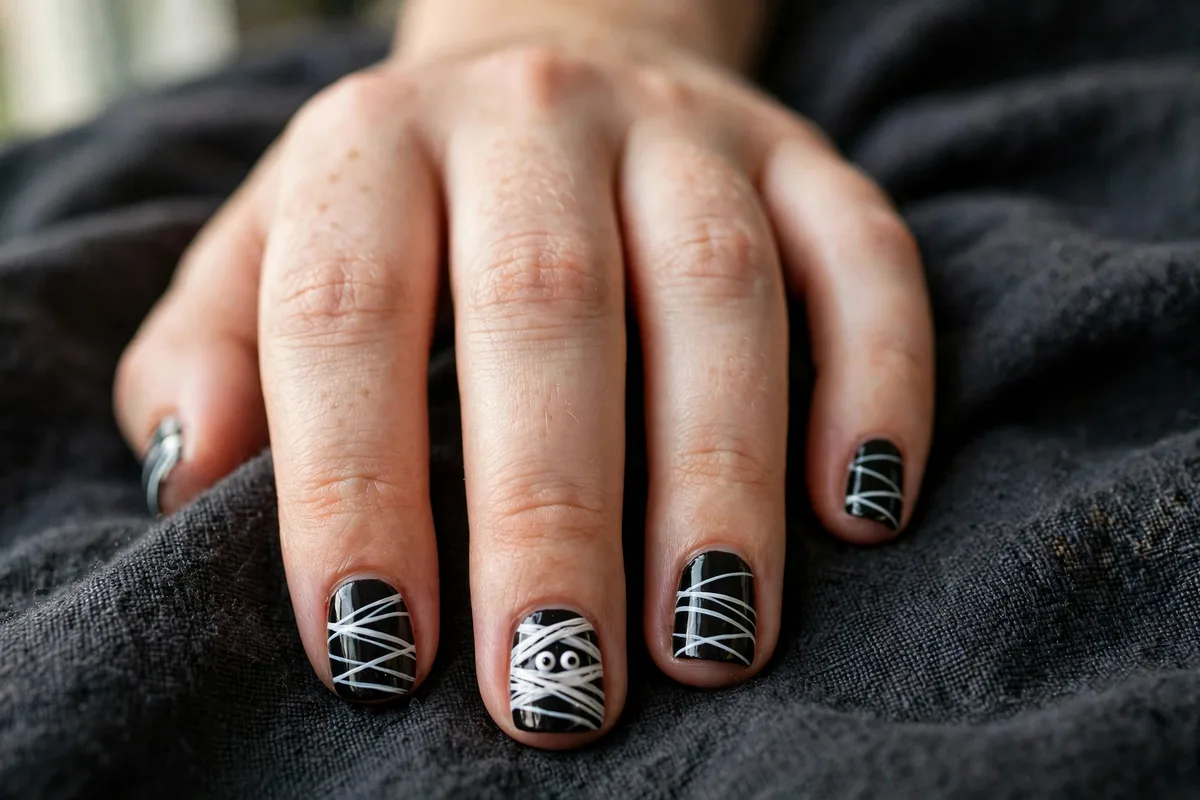 Easy Halloween Nails: 18 Beginner DIY Designs (2026) 8 Easy Halloween Nails