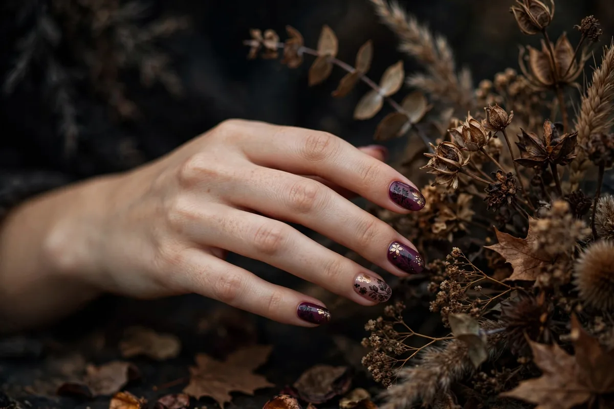 Fall Press On Nails: 20 Autumn Ideas & Tips (2026) 19 Fall Press On Nails