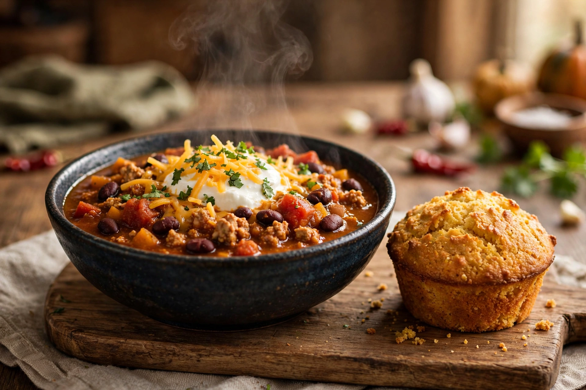 Fall Soup Recipes: 20+ Cozy Ideas for 2026 3 Hearty pumpkin chili with black beans in a rustic bowl