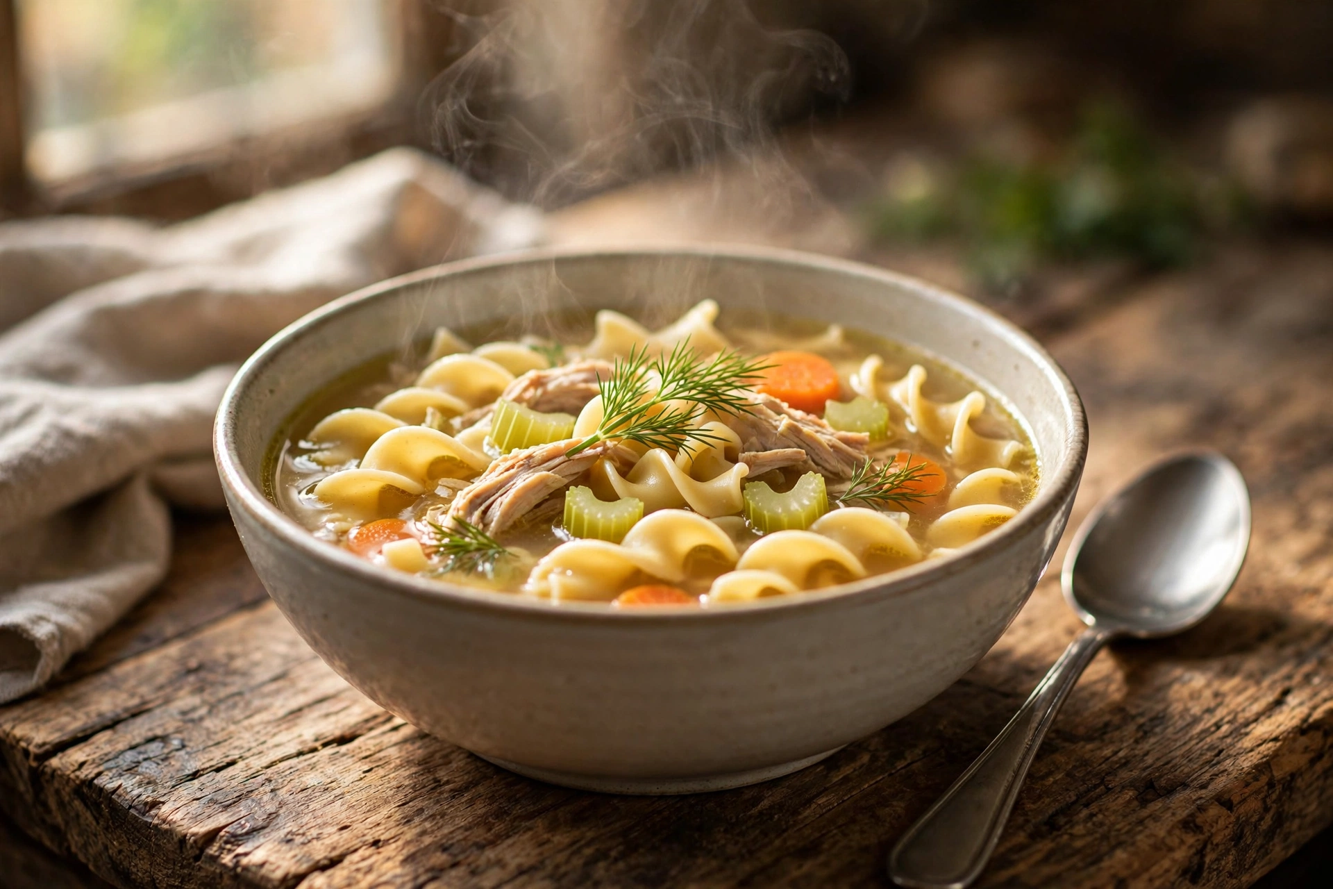 Fall Soup Recipes: 20+ Cozy Ideas for 2026 5 Classic chicken noodle soup with carrots, celery, and egg noodles