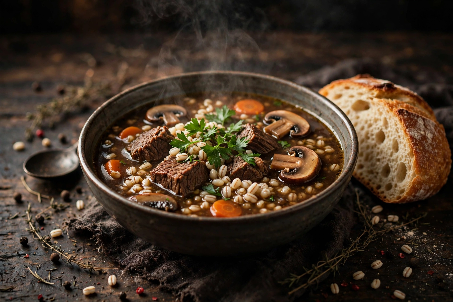 Fall Soup Recipes: 20+ Cozy Ideas for 2026 19 Hearty beef and barley soup with mushrooms and carrots