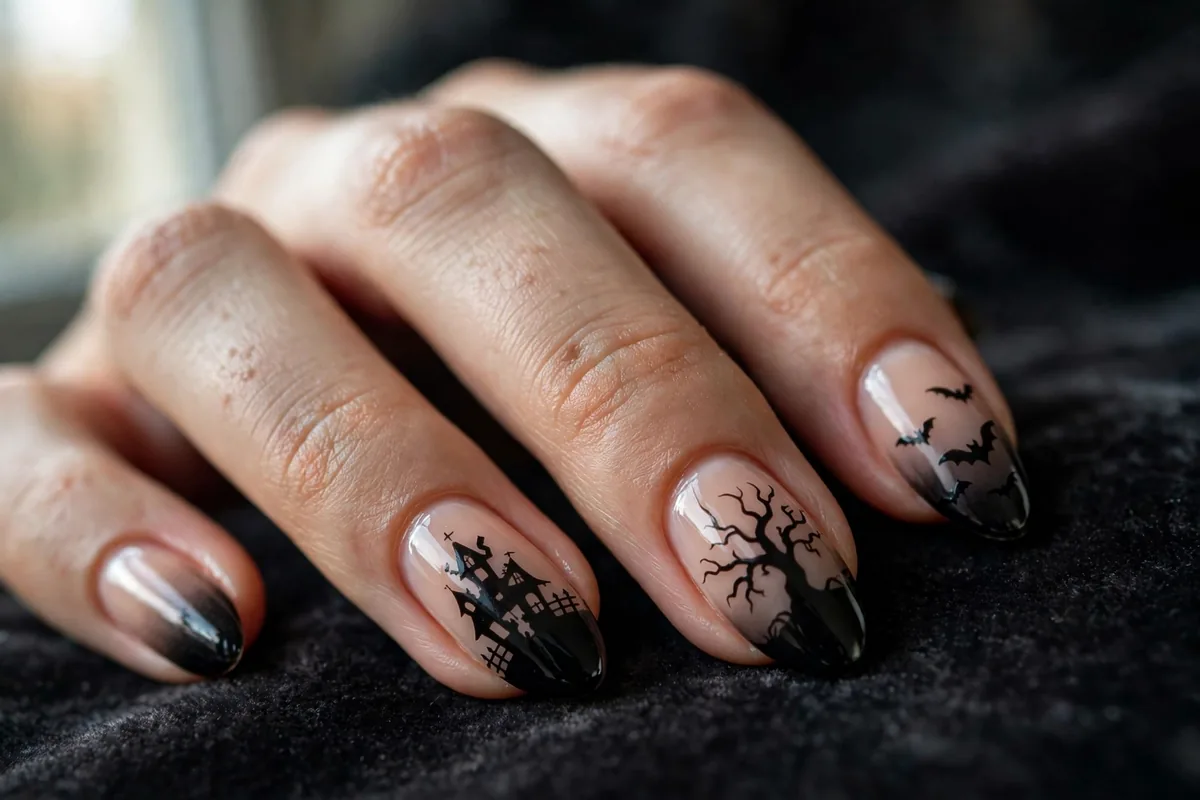 Halloween Almond Nails: The Shape-First Guide (18 Designs) 6 halloween almond nails