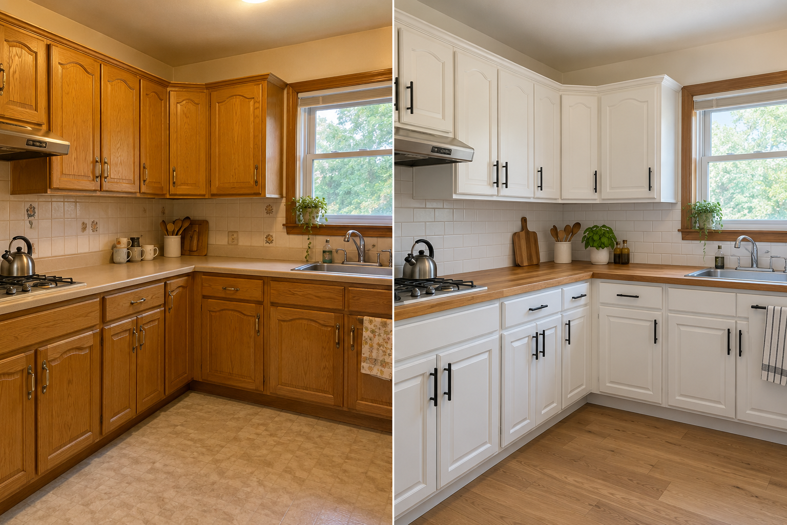 ideas for painting kitchen cabinets pictures