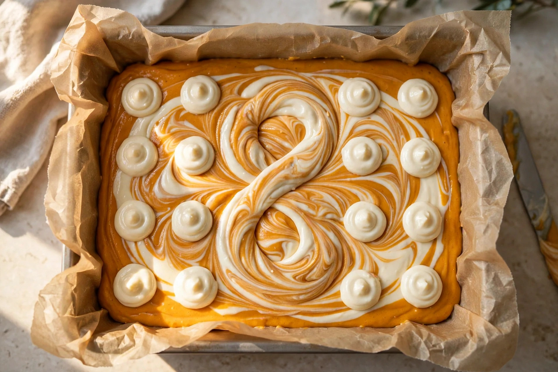 Pumpkin Cheesecake Bars: Easy Swirled Fall Dessert 8 pumpkin cheesecake bars