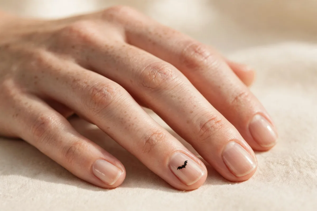 simple halloween nails