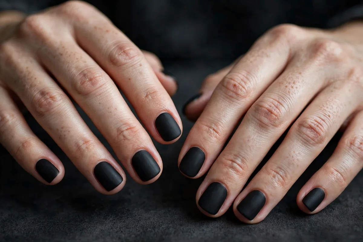 simple halloween nails