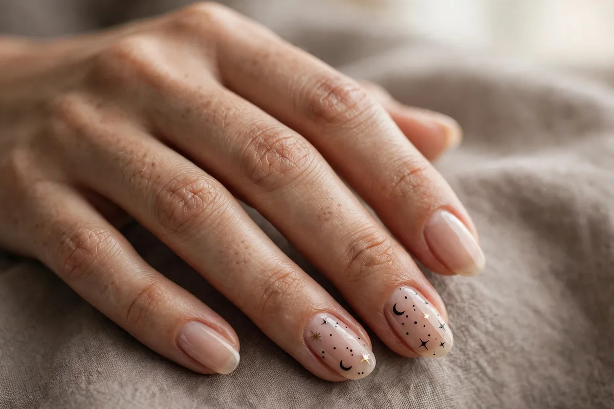 simple halloween nails