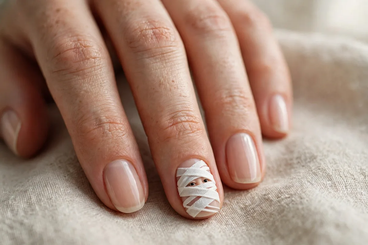 simple halloween nails