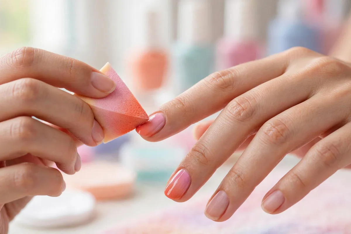 Two Tone Ombré Nails: 20 Color Combos, DIY Guide & Tips 5 two tone ombre nails