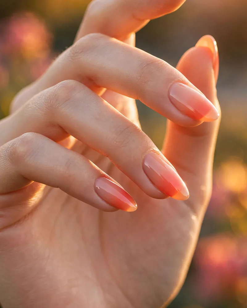 Two Tone Ombré Nails: 20 Color Combos, DIY Guide & Tips 11 two tone ombre nails