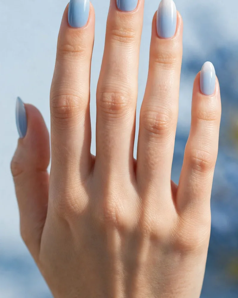 Two Tone Ombré Nails: 20 Color Combos, DIY Guide & Tips 21 two tone ombre nails