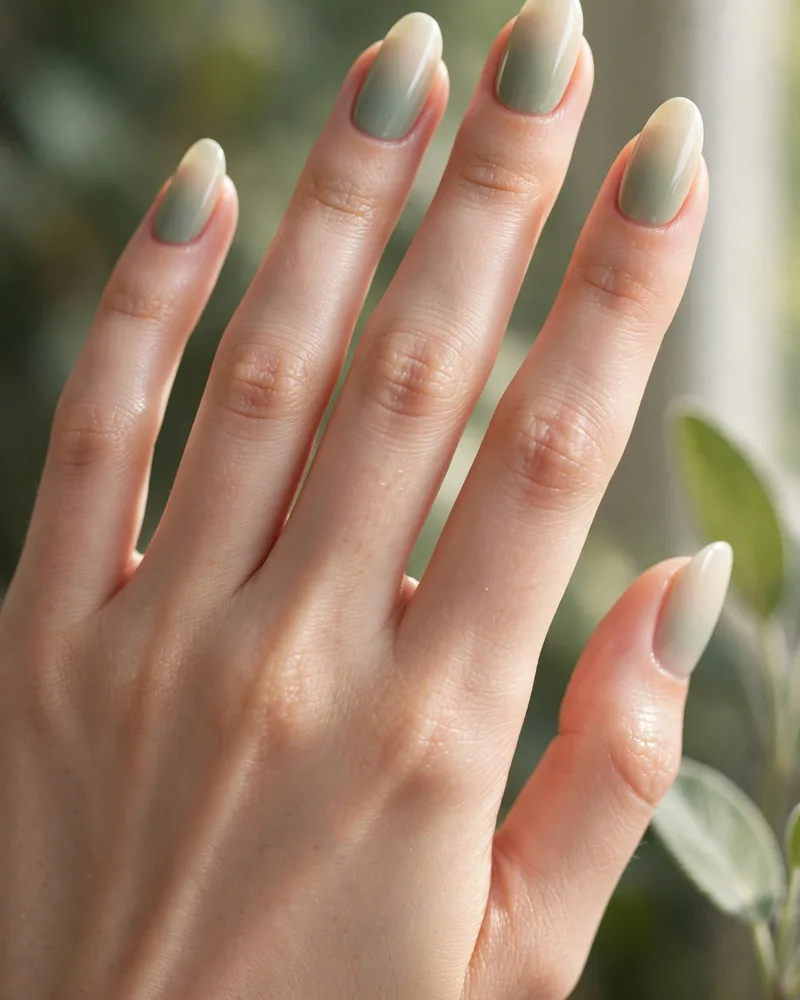 Two Tone Ombré Nails: 20 Color Combos, DIY Guide & Tips 24 two tone ombre nails