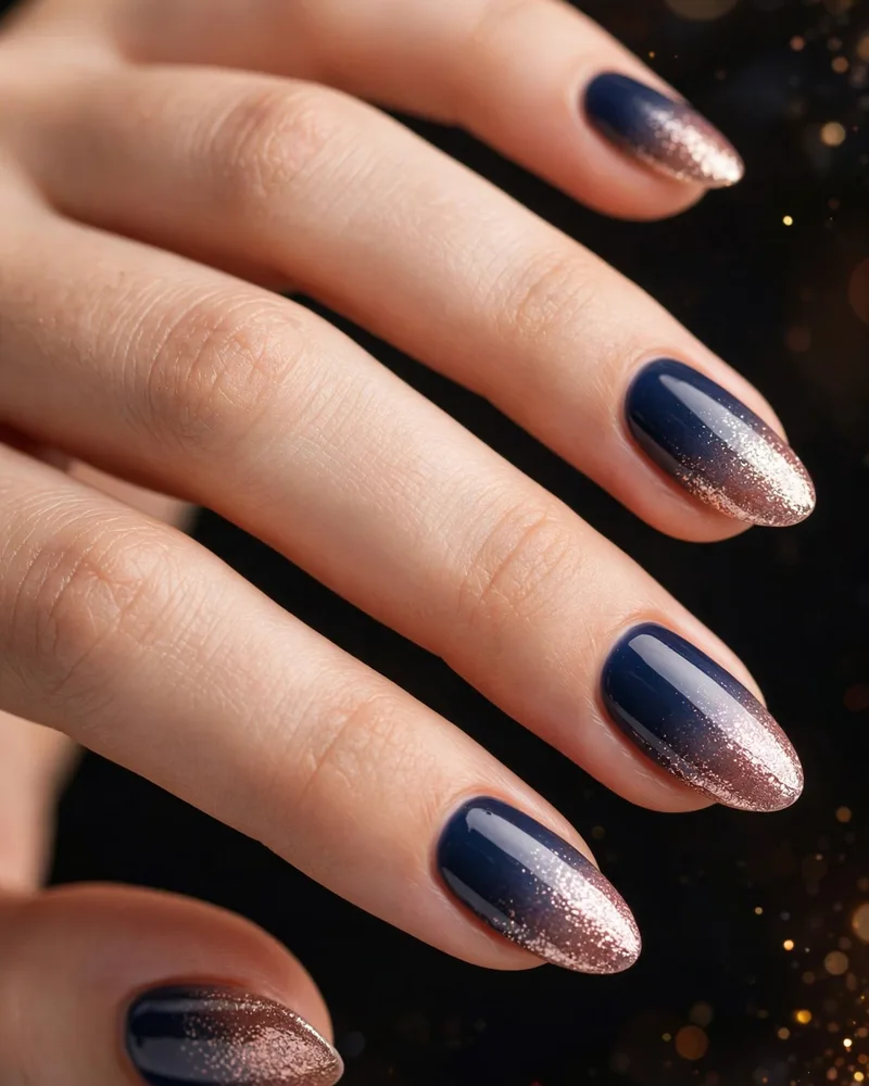 Two Tone Ombré Nails: 20 Color Combos, DIY Guide & Tips 25 two tone ombre nails