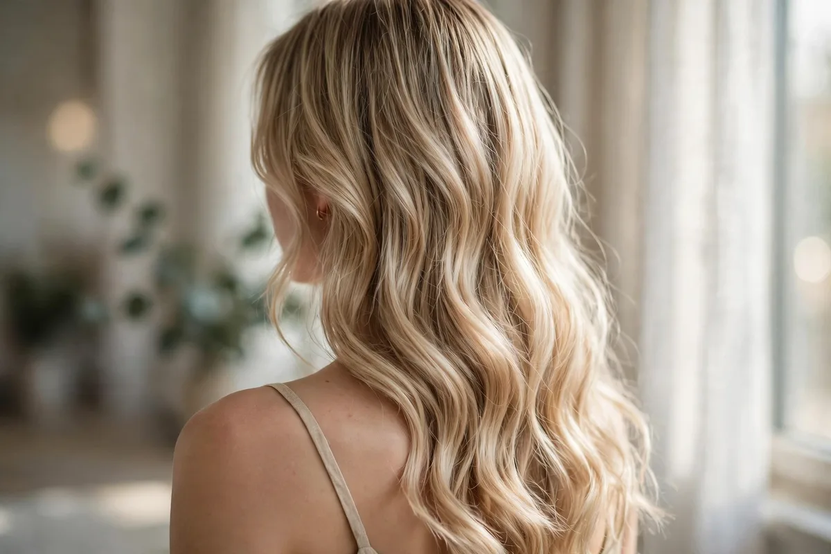 Winter Hair Color Ideas: 20+ Stunning Shades for 2026 4 Cashmere blonde hair color — soft multi-tonal creamy beige blonde