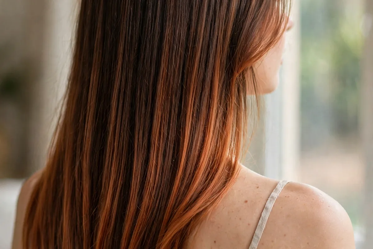 Winter Hair Color Ideas: 20+ Stunning Shades for 2026 5 Bropper hair color — brunette copper hybrid with warm melted tones
